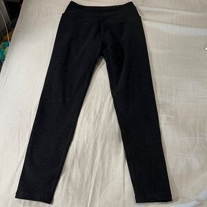 Beyond Yoga Classic Heathered Black Leggings